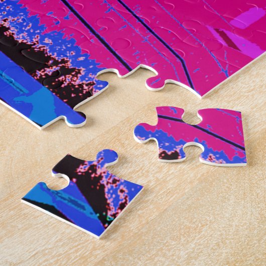 Schalen rond - Stuntscooter Legpuzzel (Zijkant)