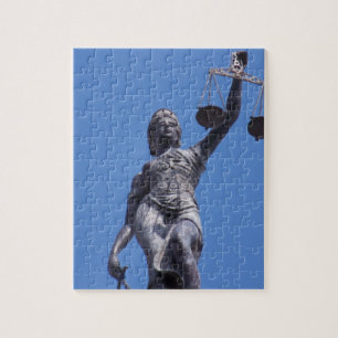 Schalen van het recht legpuzzel