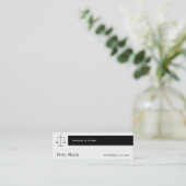 Schalen van het recht mini visitekaartje (Staand voorkant)