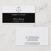 Schalen van het recht visitekaartje (Voorkant / Achterkant)