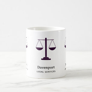 Schalen van Justitie Juridische Diensten Symbool Z Koffiemok