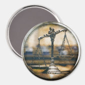 Schalen van Justitie - magneet (Voorkant / Achterkant)