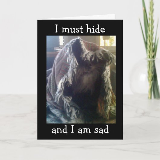 SCHANDE - IK HEB JE VERJAARDAG GEMIST KAART (Voorkant)