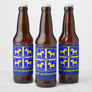 Schandinavisch ontwerp, gepersonaliseerd Glad mids Bier Etiket