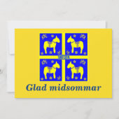 Schandinavisch ontwerp, gepersonaliseerd Glad mids Kaart (Voorkant)