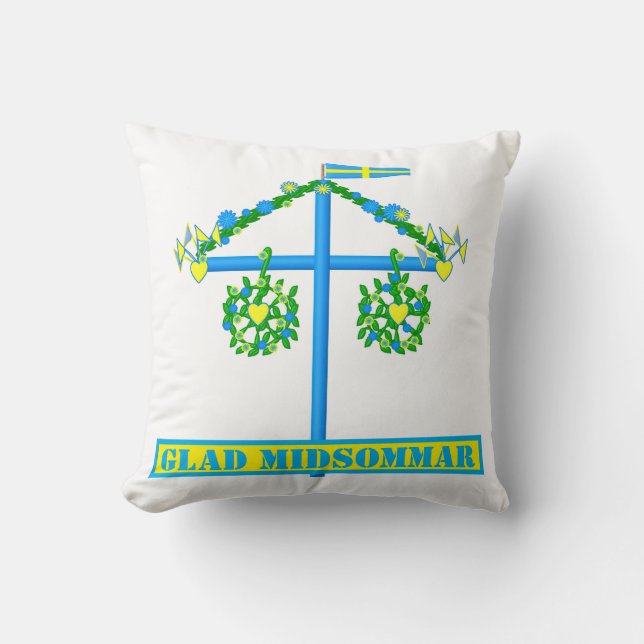 Schandinavisch ontwerp, gepersonaliseerd Glad mids Kussen (Voorkant)