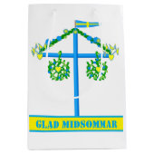 Schandinavisch ontwerp, gepersonaliseerd Glad mids Medium Cadeauzakje (Voorkant)