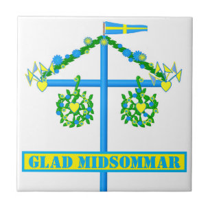 Schandinavische vormgeving, Glad midsommar Tegeltje