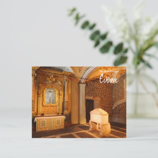 Schapel van Botten- Evora- Reëel Portugal Briefkaart (Staand voorkant)