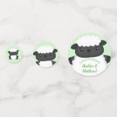 Schapen Baby shower Boerderij Confetti (Achterkanten)