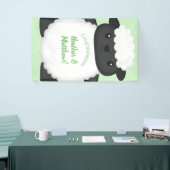 Schapen Baby shower Boerderij Spandoek (Beurs)