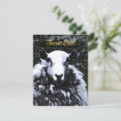 SCHAPEN BEDANKKAART (Staand voorkant)