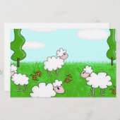 Schapen Briefpapier (Voorkant / Achterkant)