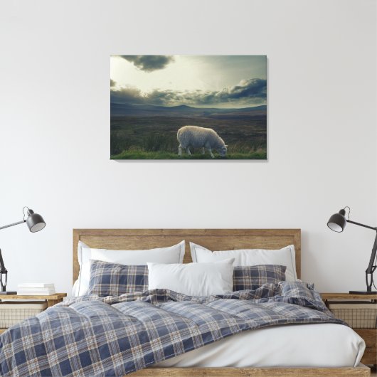 Schapen Canvas Afdruk (Insitu (Slaapkamer))