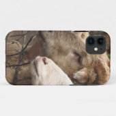 schapen Case-Mate iPhone case (Achterkant (horizontaal))