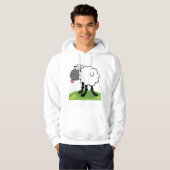 Schapen die tong uitsteken hoodie (Voorkant volledig)