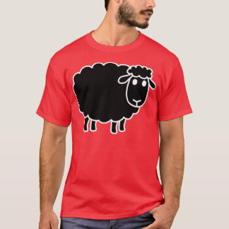 Schapen die zwart zijn, grappige snoepjes t-shirt