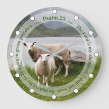 Schapen en lammeren van Psalm 23