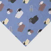 Schapen en scharen tissuepapier (Detail)