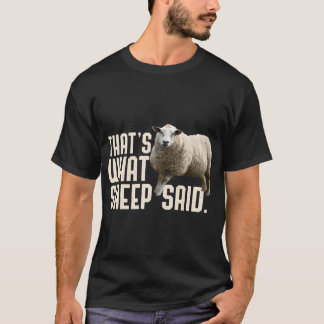 Schapen en t-shirt