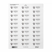 Schapen Etiket (Full Sheet)