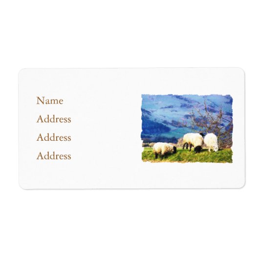 SCHAPEN ETIKET (Voorkant)