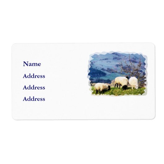 SCHAPEN ETIKET (Voorkant)