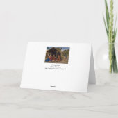 Schapen Feestdagen Kaart (Achterkant)