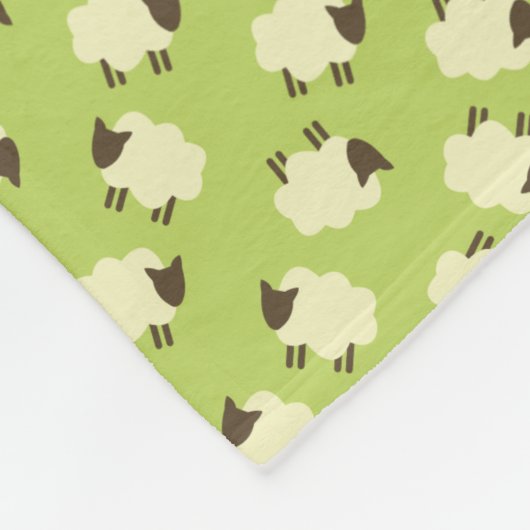 Schapen Fleece Deken (Hoek)