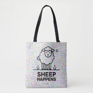 SCHAPEN GEBEUREN Grappige All-Over-Print Canvas ta Draagtas