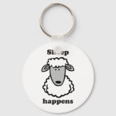 Schapen gebeuren sleutelhanger (Voorkant)