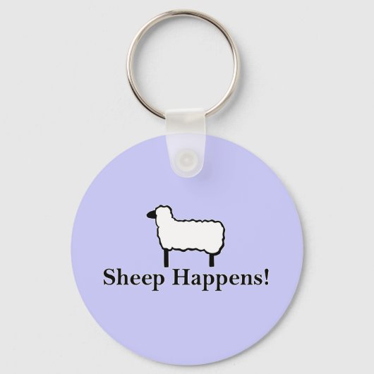 Schapen gebeuren! sleutelhanger (Voorkant)