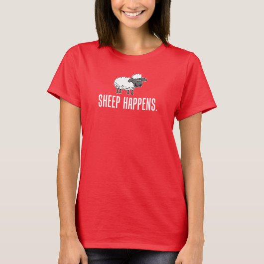 Schapen gebeuren t-shirt (Voorkant)