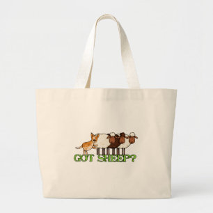 schapen grote tote bag