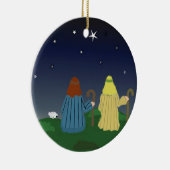 Schapen in de velden keramisch ornament (Rechts)