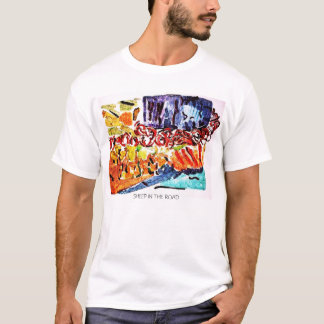 SCHAPEN IN DE WEG T-SHIRT