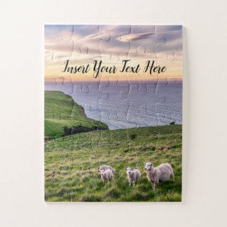 Schapen in Nieuw-Zeeland | Christkerk Landschap | Legpuzzel
