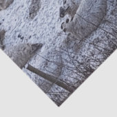 Schapen in sneeuw tissuepapier (Detail)