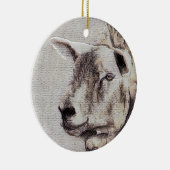 SCHAPEN KERAMISCH ORNAMENT (Rechts)