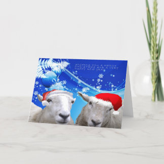 Schapen kerstkaart.jpg feestdagen kaart
