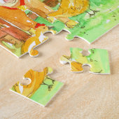 Schapen Kinderen Koe Legpuzzel (Zijkant)