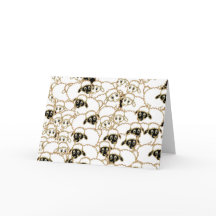 Schapen kudde, wensen ooien een vrolijk kerstfeest