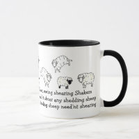 Schapen, Lamb Shear tounge-twister gedicht cartoon