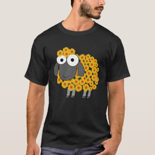 Schapen met een vetwerend Boerderij T-shirt