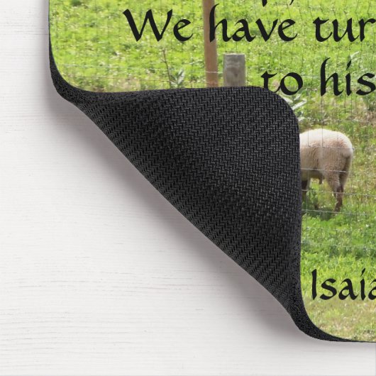Schapen met Scriptmousepad Muismat (Hoek)