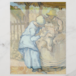 Schapen na Millet door Vincent Van Gogh Flyer
