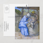 Schapen (na Millet), Van Gogh Fine Art Briefkaart (Voorkant / Achterkant)