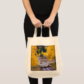 Schapen op Country Road Tote Bag (Voorkant (product))