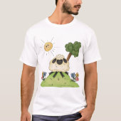 Schapen op een Mannen T-Shirt (Voorkant)