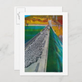 Schapen over Grand Coulee Dam Briefkaart (Voorkant / Achterkant)